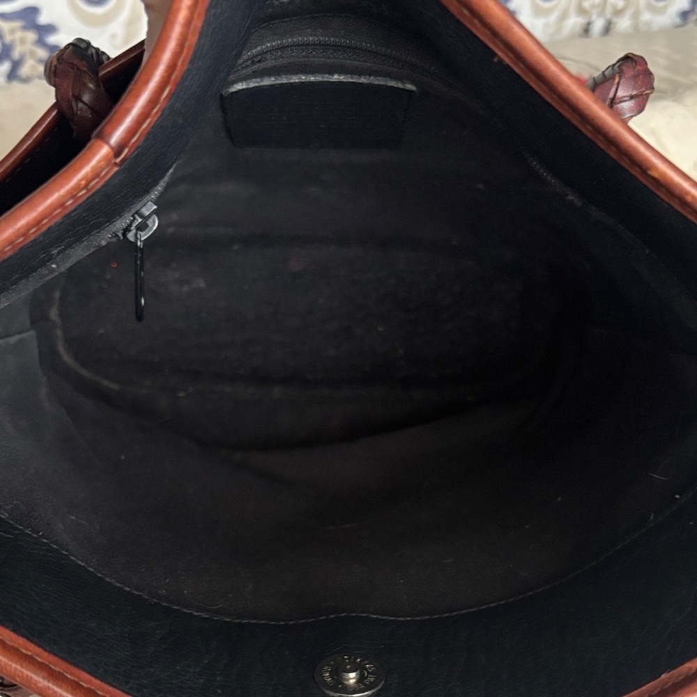 Brighton Black and Brown Textured Tote - Picture 10 of 14